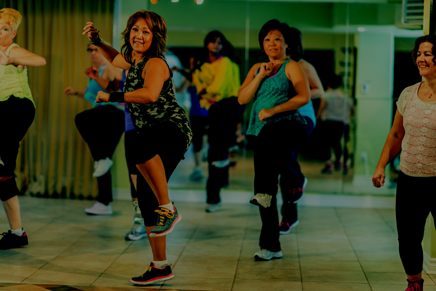 Dance fitness class